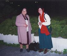 In Bratislava: Jolana Frivalska, her Slovakian Scottie, and Kathleen Mayne In Bratislava: Jolana Frivalska, her Slovakian Scottie, and Kathleen Mayne