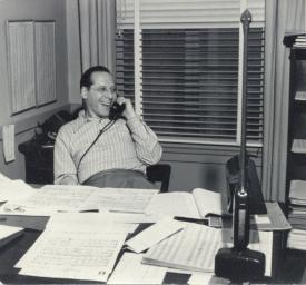 Milton Rosen at his Universal office