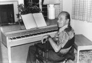 Hans Salter at his piano