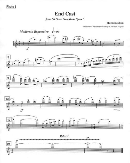 Flute part for End Cast