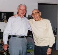 Composers Irving Gertz and Herman Stein, reunited after 35 years