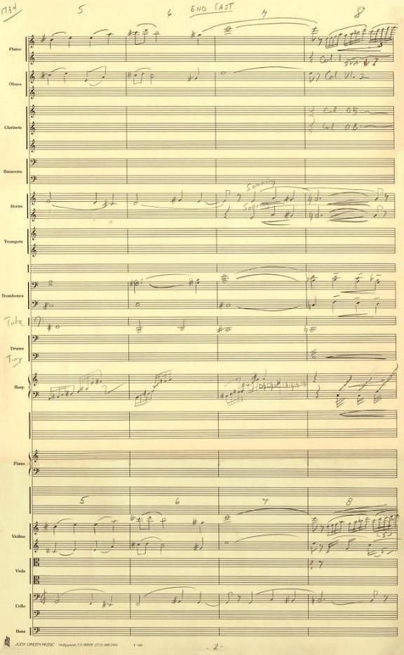 Rough full score for End Cast